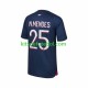 Camisola Paris Saint-Germain N.Mendes 25 Homem Equipamento principal 2023-2024 Mangas Curtas