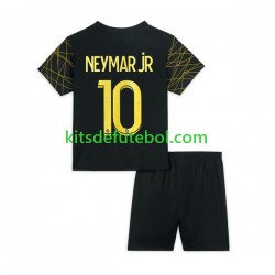 Camisola Paris Saint-Germain Neymar JR 10 Criança Quarto equipamento 2022-2023 Mangas Curtas