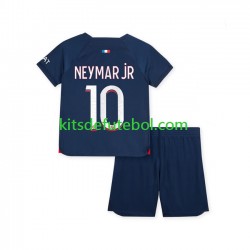 Camisola Paris Saint-Germain Neymar Jr 10 Criança Equipamento principal 2023-2024 Mangas Curtas