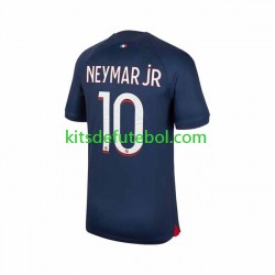 Camisola Paris Saint-Germain Neymar Jr 10 Homem Equipamento principal 2023-2024 Mangas Curtas