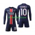 Camisola Paris Saint-Germain O Dembele 10 Criança Equipamento principal 2024-2025 Mangas Compridas