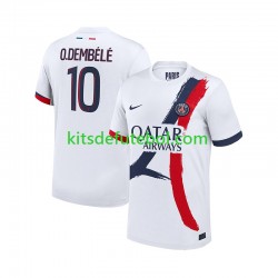Camisola Paris Saint-Germain Ousmane Dembele 10 Homem Equipamento alternativo 2024-2025 Mangas Curtas