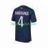 Camisola Paris Saint-Germain Sergio Ramos 4 Homem Equipamento principal 2023-2024 Mangas Curtas
