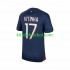 Camisola Paris Saint-Germain Vitinha 17 Homem Equipamento principal 2023-2024 Mangas Curtas
