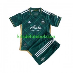Camisola Portland Timbers Criança Equipamento principal 2023 Mangas Curtas
