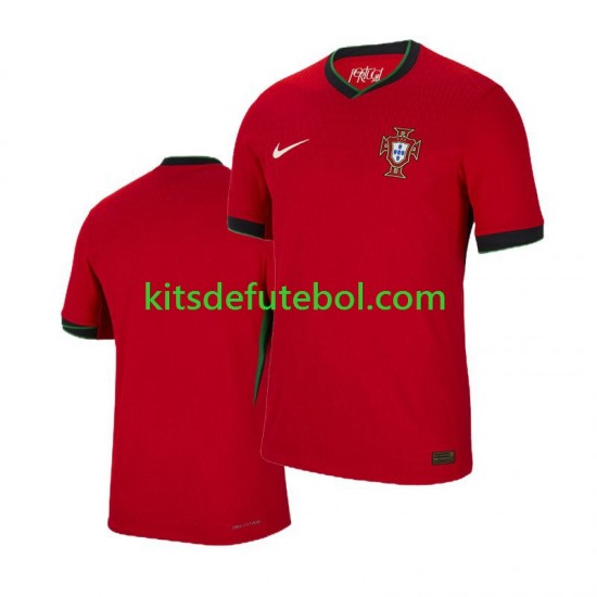 Camisola Seleção da Portuguesa Homem Equipamento principal Europeu 2024 Mangas Curtas