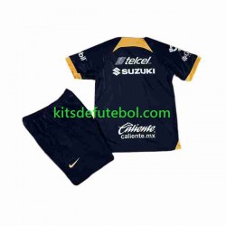 Camisola Pumas UNAM Criança Equipamento alternativo 2023-2024 Mangas Curtas