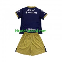 Camisola Pumas UNAM Criança Equipamento alternativo 2024-2025 Mangas Curtas