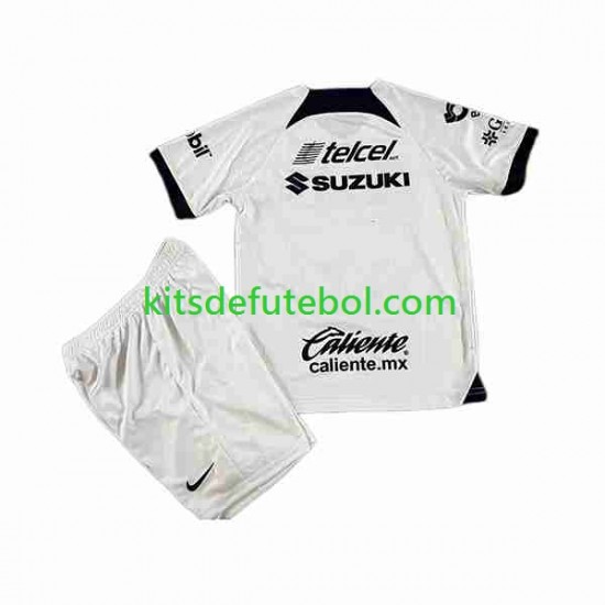 Camisola Pumas UNAM Criança Equipamento principal 2023-2024 Mangas Curtas