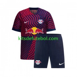 Camisola RB Leipzig Criança Equipamento alternativo 2023-2024 Mangas Curtas