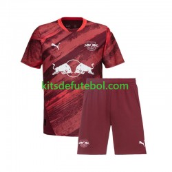 Camisola RB Leipzig Criança Equipamento alternativo 2024-2025 Mangas Curtas
