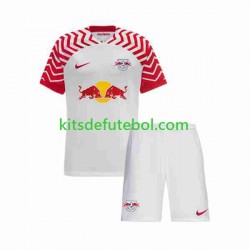 Camisola RB Leipzig Criança Equipamento principal 2023-2024 Mangas Curtas
