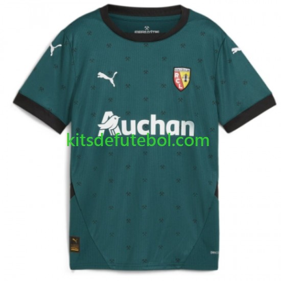 Camisola RC Lens Homem Equipamento alternativo 2024-2025 Mangas Curtas