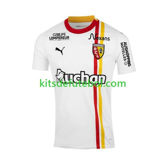 Camisola RC Lens Homem Terceiro equipamento 2023-2024 Mangas Curtas