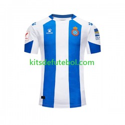 Camisola RCD Espanyol Homem Equipamento principal 2023-2024 Mangas Curtas