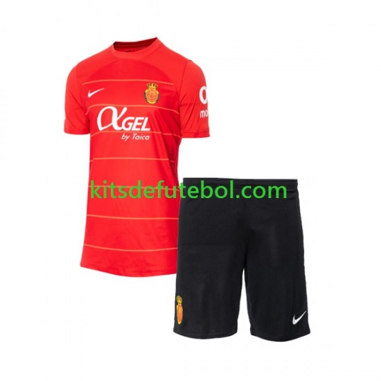 Camisola RCD Mallorca Criança Equipamento principal 2023-2024 Mangas Curtas