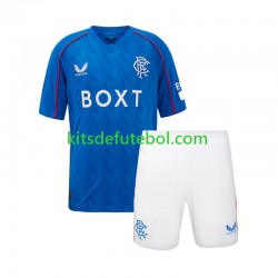 Camisola Rangers Criança Equipamento principal 2024-2025 Mangas Curtas
