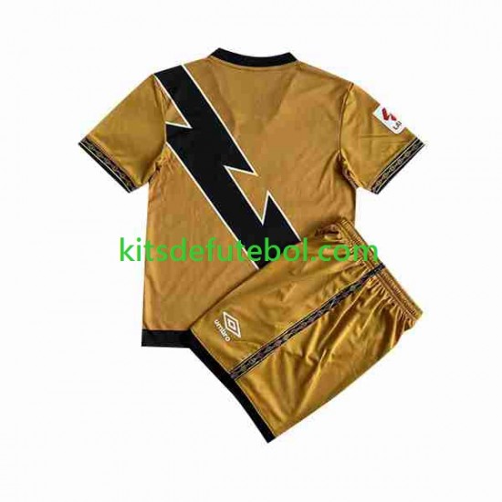 Camisola Rayo Vallecano Criança Terceiro equipamento 2023-2024 Mangas Curtas