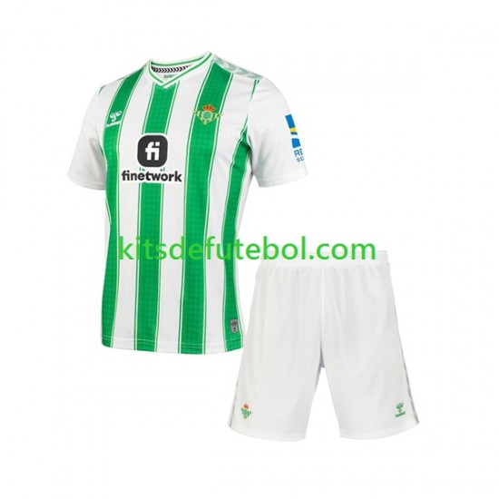 Camisola Real Betis Criança Equipamento principal 2023-2024 Mangas Curtas