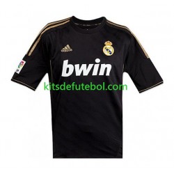 Camisola Real Madrid - Homem Equipamento alternativo 2011 2012 Mangas Curtas