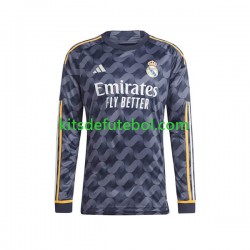 Camisola Real Madrid Homem Equipamento alternativo 2023-2024 Mangas Compridas