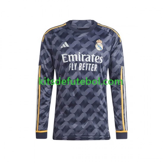 Camisola Real Madrid Homem Equipamento alternativo 2023-2024 Mangas Compridas