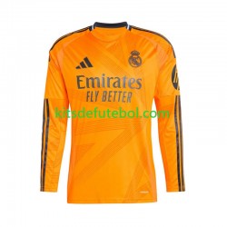 Camisola Real Madrid Homem Equipamento alternativo 2024-2025 Mangas Compridas