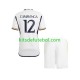 Camisola Real Madrid Camavinga 12 Criança Equipamento principal 2023-2024 Mangas Curtas