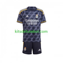 Camisola Real Madrid Criança Equipamento alternativo 2023-2024 Mangas Curtas