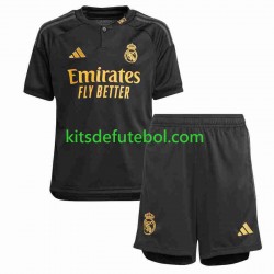 Camisola Real Madrid Criança Terceiro equipamento 2023-2024 Mangas Curtas