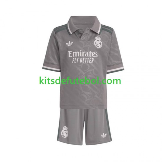 Camisola Real Madrid Criança Terceiro equipamento 2024-2025 Mangas Curtas