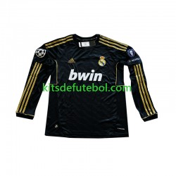 Camisola Real Madrid Cristiano Ronaldo 7 - Homem Equipamento alternativo 2011 2012 Mangas Compridas