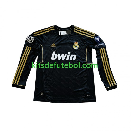 Camisola Real Madrid Cristiano Ronaldo 7 - Homem Equipamento alternativo 2011 2012 Mangas Compridas