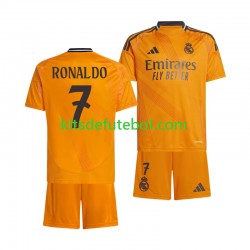 Camisola Real Madrid Cristiano Ronaldo 7 Criança Equipamento alternativo 2024-2025 Mangas Curtas
