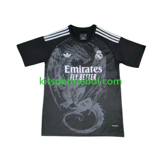 Camisola Real Madrid Dragon M001 Homem Equipamento principal 2024 Mangas Curtas
