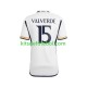 Camisola Real Madrid Federico Valverde 15 Homem Equipamento principal 2023-2024 Mangas Curtas