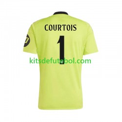 Camisola de Guarda-redes Real Madrid COURTOIS 1 Homem Terceiro equipamento 2024-2025 Mangas Curtas