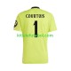 Camisola de Guarda-redes Real Madrid COURTOIS 1 Homem Terceiro equipamento 2024-2025 Mangas Curtas