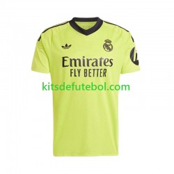 Camisola de Guarda-redes Real Madrid COURTOIS 1 Homem Terceiro equipamento 2024-2025 Mangas Curtas