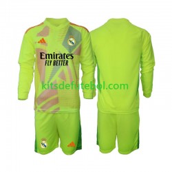 Camisola de Guarda-redes Real Madrid Criança Quarto equipamento 2024-2025 Mangas Compridas