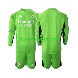 Camisola de Guarda-redes Real Madrid Criança Equipamento principal 2023-2024 Mangas Compridas