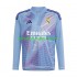 Camisola de Guarda-redes Real Madrid Azul Homem Equipamento principal 2024-2025 Mangas Compridas