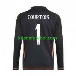 Camisola de Guarda-redes Real Madrid Thibaut Courtois 1 Homem Equipamento alternativo 2024-2025 Mangas Curtas