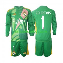Camisola de Guarda-redes Real Madrid Thibaut Courtois 1 Criança Terceiro equipamento 2024-2025 Mangas Compridas