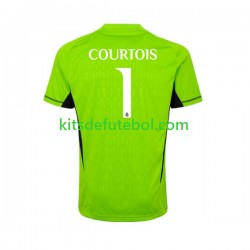Camisola de Guarda-redes Real Madrid Thibaut Courtois 1 Homem Equipamento principal 2023-2024 Mangas Curtas