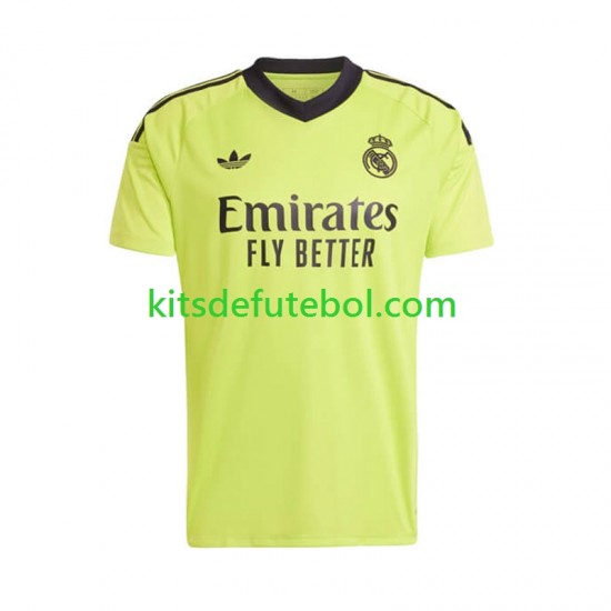 Camisola de Guarda-redes Real Madrid Homem Terceiro equipamento 2024-2025 Mangas Curtas