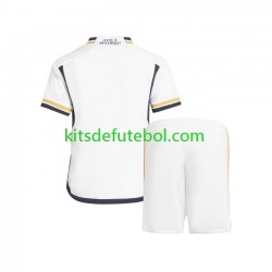 Camisola Real Madrid Criança Equipamento principal 2023-2024 Mangas Curtas