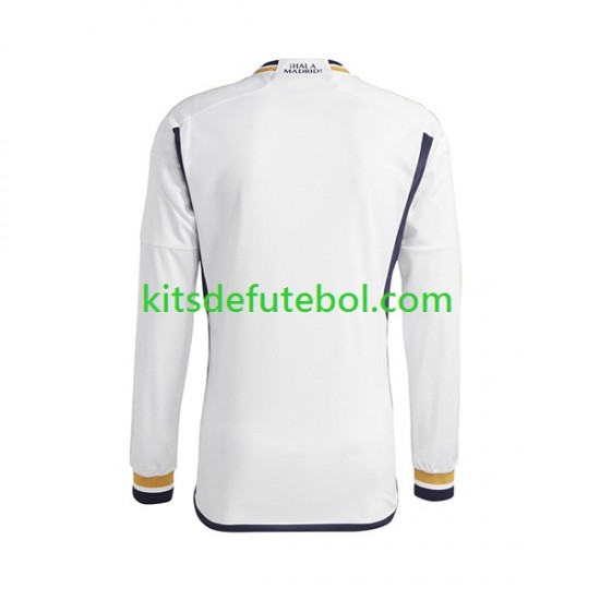 Camisola Real Madrid Homem Equipamento principal 2023-2024 Mangas Compridas