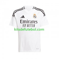 Camisola Real Madrid Homem Equipamento principal 2024-2025 Mangas Curtas