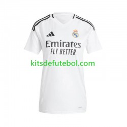 Camisola Real Madrid Mulheres Equipamento principal 2024-2025 Mangas Curtas